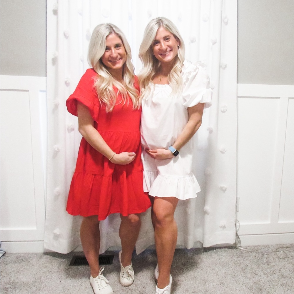 FancyInn Red Tunic Shift Dress